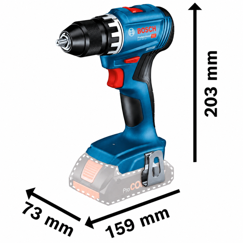 Набор инструментов PRO BOSCH 18V GSR+GWS+2x4.0Ah+GAL (0615A5007N)