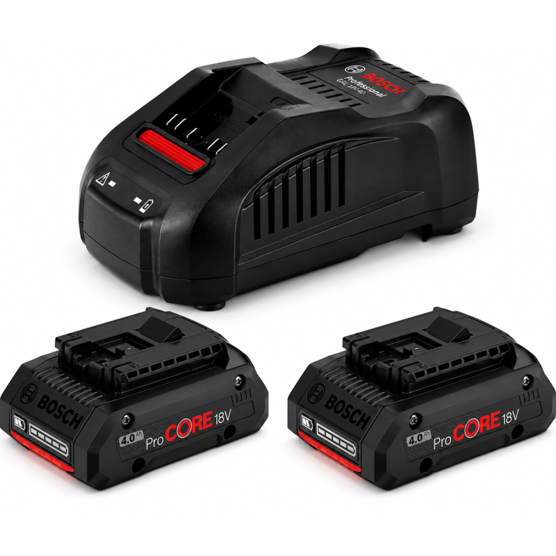 Набір 2 аккумуляторів Bosch ProCORE 18V 4.0Ah+ЗП GAL 1880 CV Professional (1600A016GF)