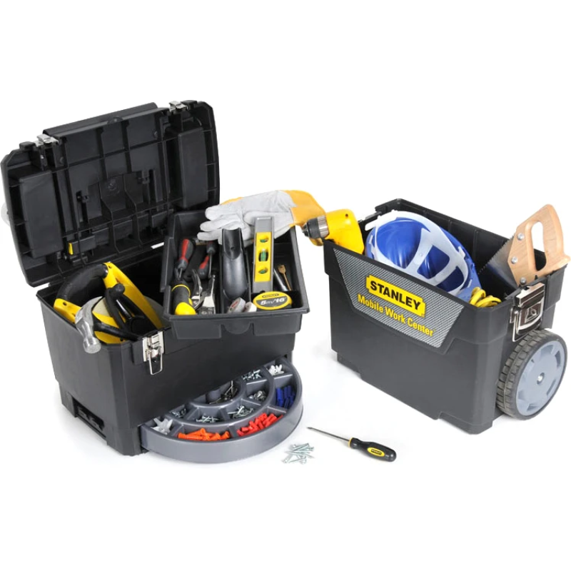 Ящик для инструментов на колесах IML Mobile Work Center 2в1 STANLEY (1-93-968)