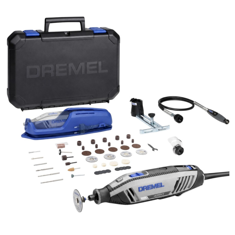 Багатофункціональний гравер Dremel 4250-3-45, 45 насадок + гнучкий вал + кейс (F0134250JF)