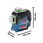 Уровень лазерный (нивелир) Bosch Professional GLL 3-80 G в кейсе (0601063Y00) – Фото №2
