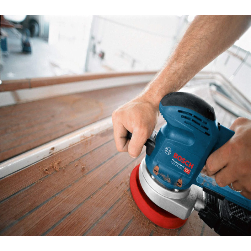 Шліфувальна машина (шліфмашина) ексцентрикова  Bosch GEX 34-150 Professional (0601372800)