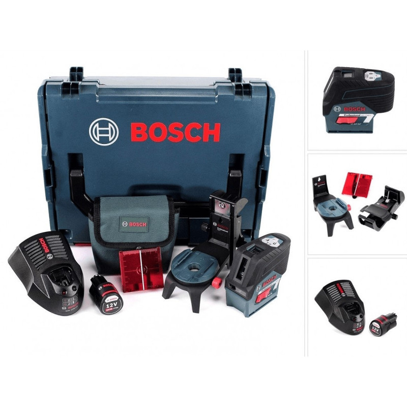 Лазерний нівелір Bosch GCL 2-50 C + RM 2 + BM 3 + 12V (L-Boxx)(0601066G03)