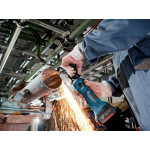 Кутова шліфувальна машина (КШМ) болгарка акумуляторна Bosch Professional GWS 18-125 V-LI з АКБ та З/П (0615990L6G) – Фото №2