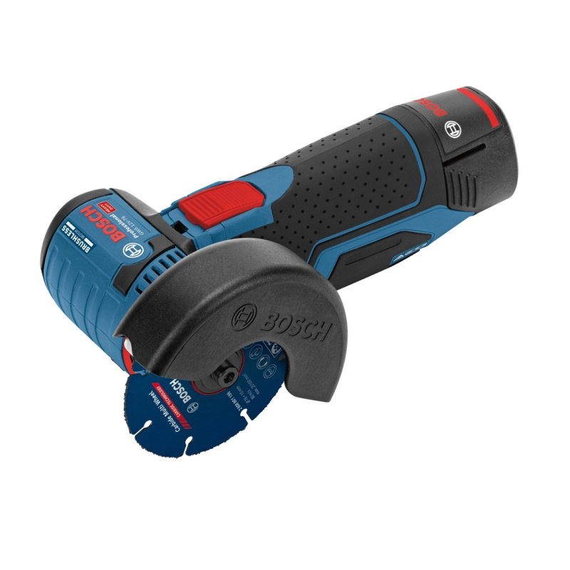 Акумуляторна болгарка Bosch GWS 12V-76 Professional, 2 акб 3 Ah (06019F2000+1600A019R8)