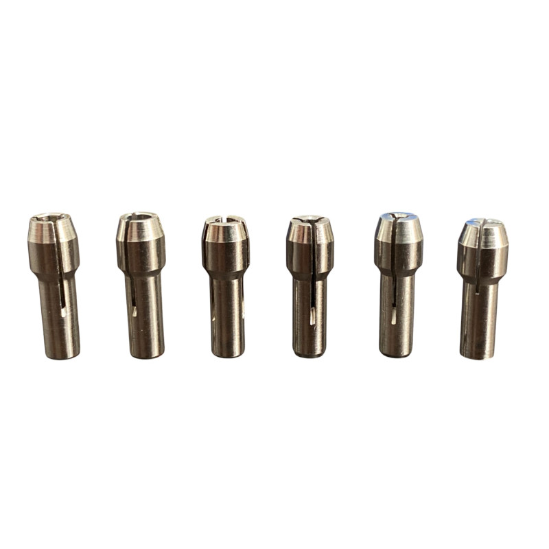 Набір цанг для Dremel 6 шт (1,0; 1,6; 2,0; 2,35; 3,0; 3,2 мм) (07398)