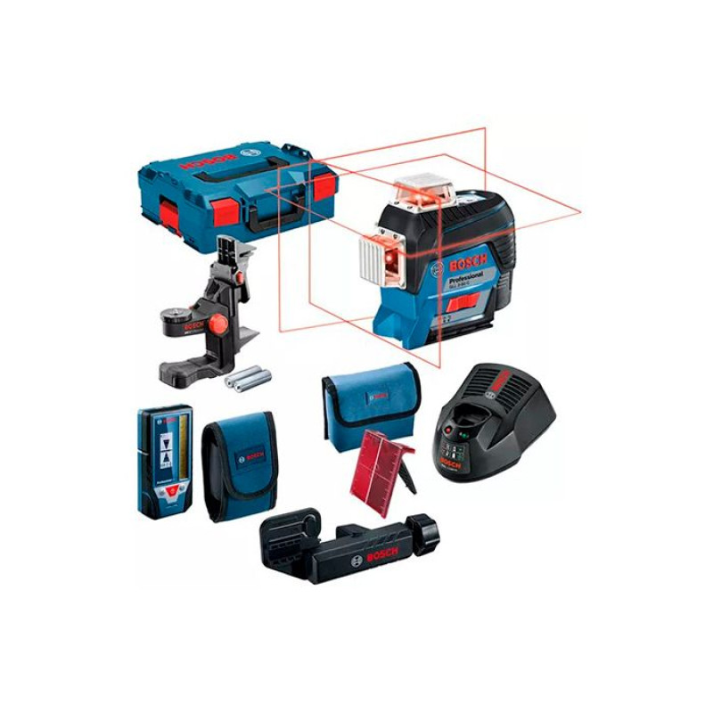 Рівень лазерний (нівелір) Bosch GLL 3-80 C + LR 7 (0601063R05)
