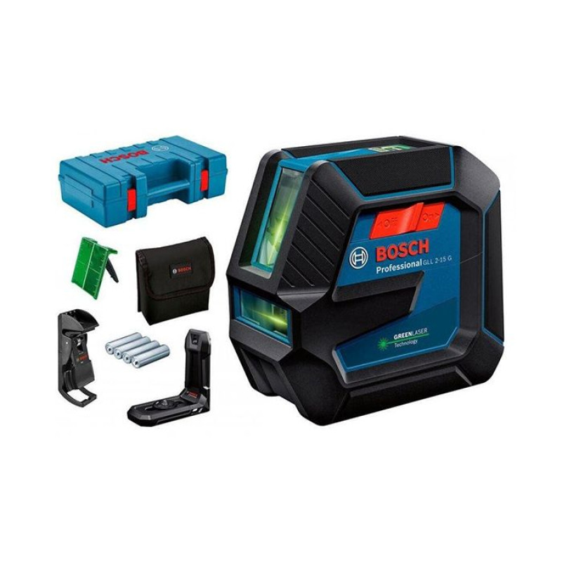 Рівень лазерний (нівелір) Bosch GLL 2-15 G Professional (0601063W02)