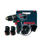 Акумуляторний ударний дриль-шуруповерт Bosch GSB 120-LI Professional, 2 акб 2.0 Ah, з/в, кейс (06019G8100) – Фото №2