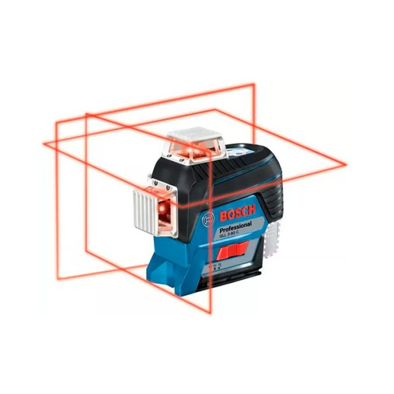 Рівень лазерний (нівелір) Bosch GLL 3-80 C (12 V) + BM 1 + L-Boxx (0601063R02)