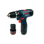 Акумуляторний ударний дриль-шуруповерт Bosch GSB 120-LI Professional, 2 акб 2.0 Ah, з/в, кейс (06019G8100) – Фото №1