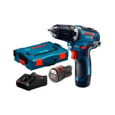 Дриль-шуруповерт (шурупокрут) акумуляторний Bosch GSR 12V-35 L-Boxx (06019H8002)