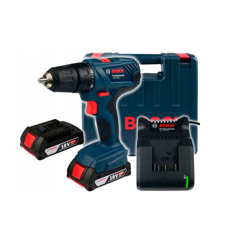 Дрель-шуруповерт аккумуляторный Bosch GSR 180-LI (06019F8109)