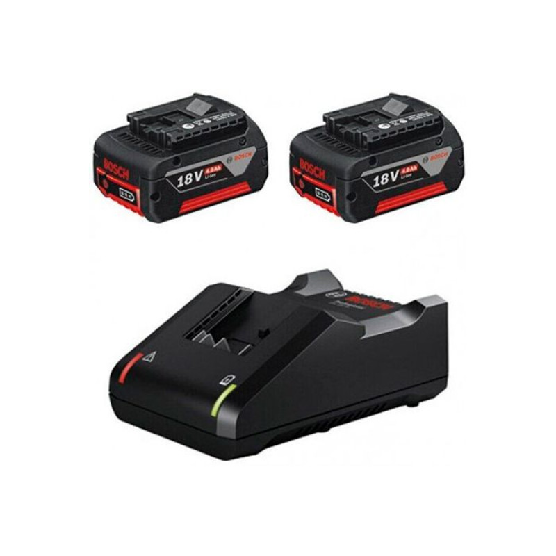Акумулятор 2 шт + Зарядний пристрій НАБІР Bosch GAL 18V-40 + 2 х GBA 4 Аг (1600A019S0)