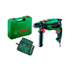 Дрель ударная Bosch UniversalImpact 700 в чемодане с набором с 39 насадками (060313100A)