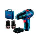 Акумуляторний ударний дриль-шуруповерт Bosch GSB 12V-30 Professional, 2 акб GBA 12V 2Ah, з/в, кейс (06019G9100) – Фото №1