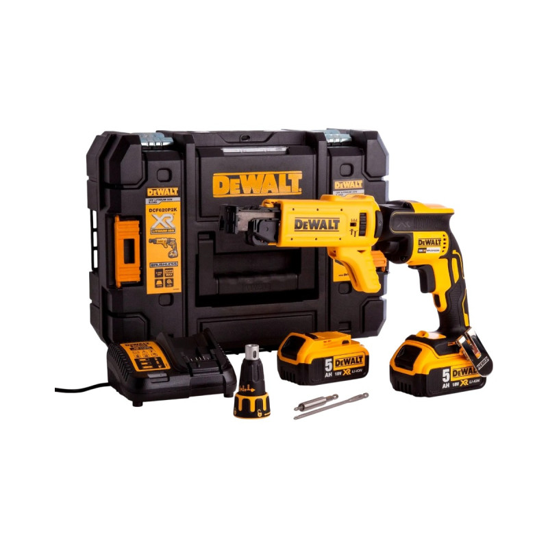 Шуруповерт аккумуляторный бесщеточный DeWALT (DCF620P2K)