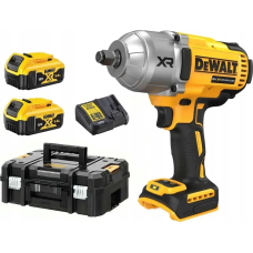 Аккумуляторный бесщёточный ударный гайковёрт DeWALT с 2-мя АКБ (DCF900P2T)