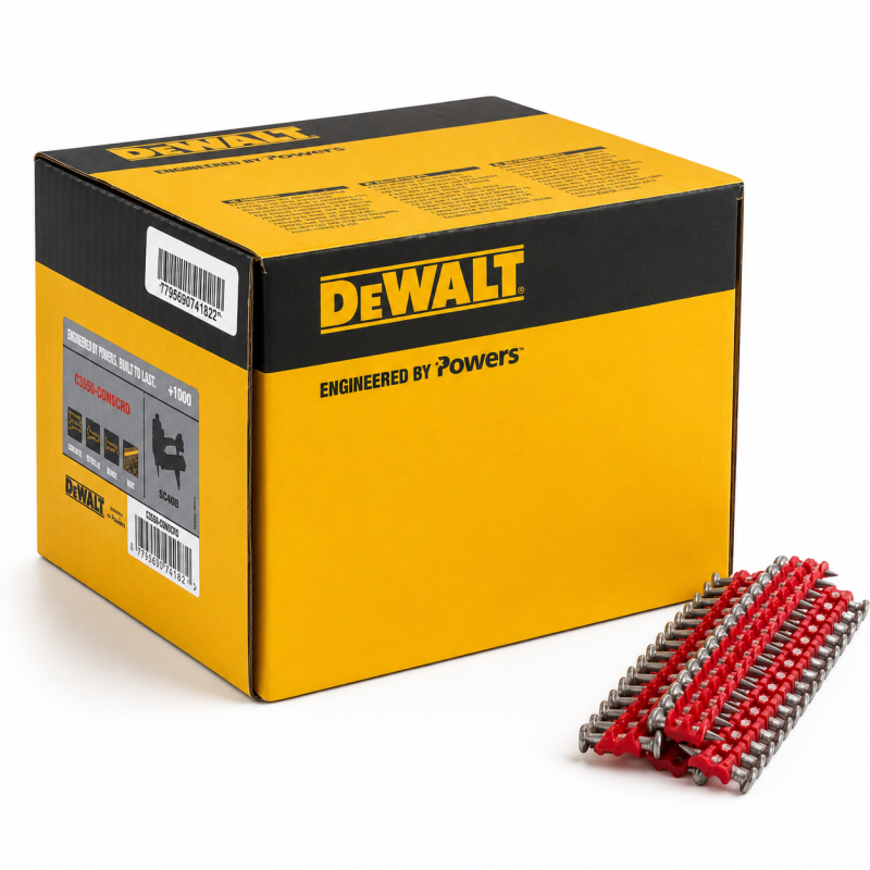 Оцинкованные гвозди под DeWALT DCN890 для сверхтвёрдого бетона и металла 10005 шт. (DCN8903022)