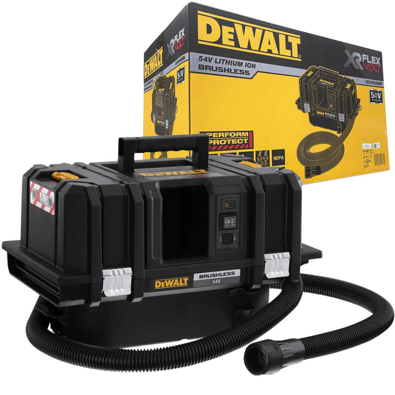 Пилосос акумуляторний промисловий безщітковий DeWALT DCV586MN (DCV586MN)