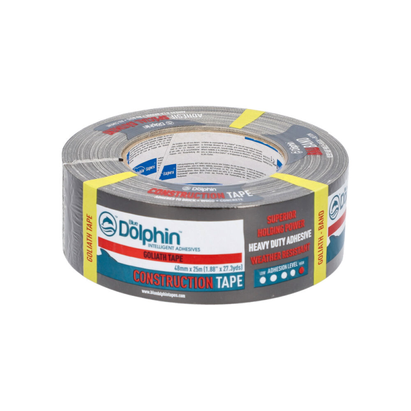Будівельна стрічка (скотч) BLUE DOLPHIN GOLIATH TAPE 48x25m (500-1-03)