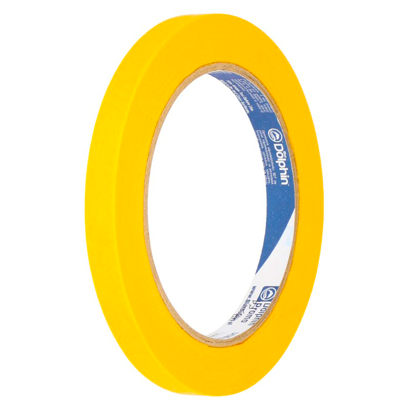Малярная лента Blue Dolphin WASHI -XF7, ULTRA PREMIUM 10 мм × 50 м (WT_63304)