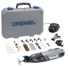Гравер аккумуляторный Dremel 8220 2/45 + 45 насадок + 1 акб 12V + пластиковый кейс (F0138220JJ)