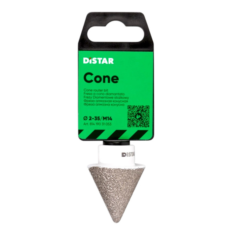 Фреза алмазная конусная Cone 2-35/M14 DISTAR (81419031053)