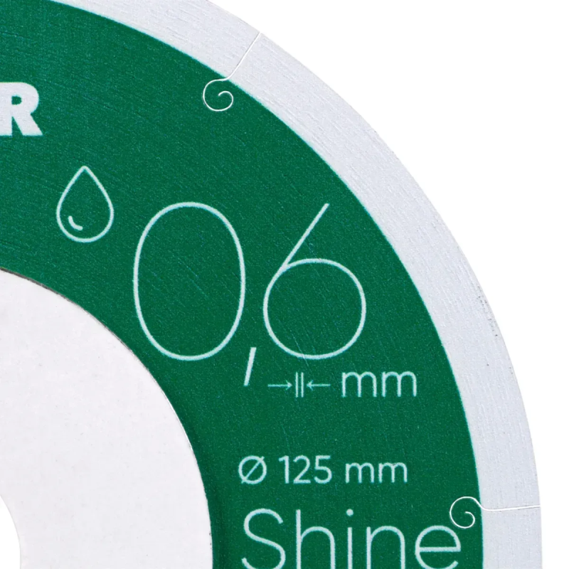 Круг алмазный отрезной 1A1R 125x0,6x22,23 Shine (11127457030)