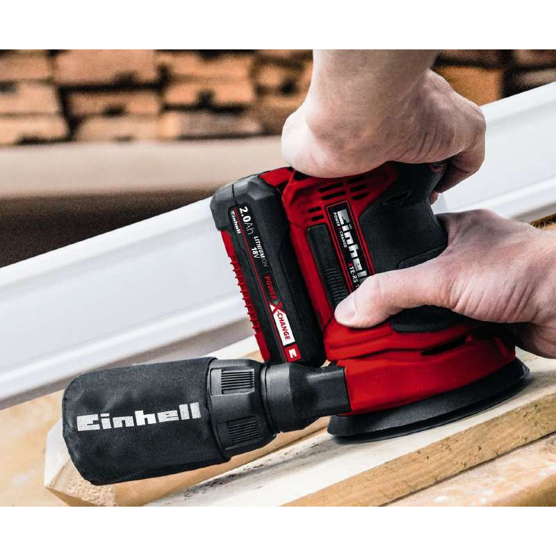 Эксцентриковая аккумуляторная шлифмашина Einhell TE-RS 18 Li - Solo (4462010)