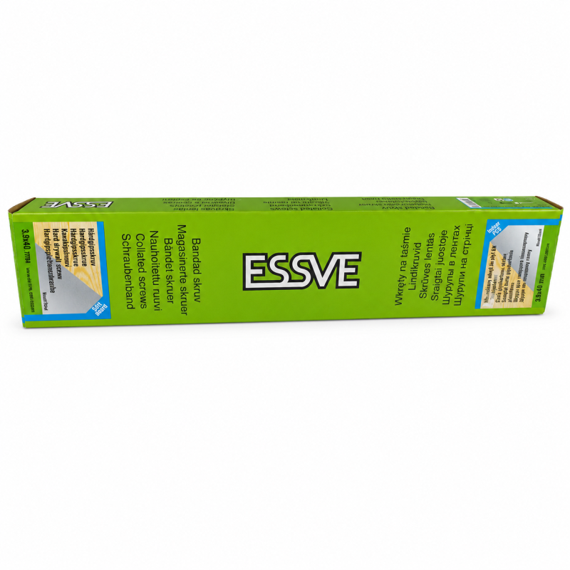Саморізи Essve на стрічці для тверд. гіпсокартону 3,9×40 фосфат PH2 (1000) (550543)