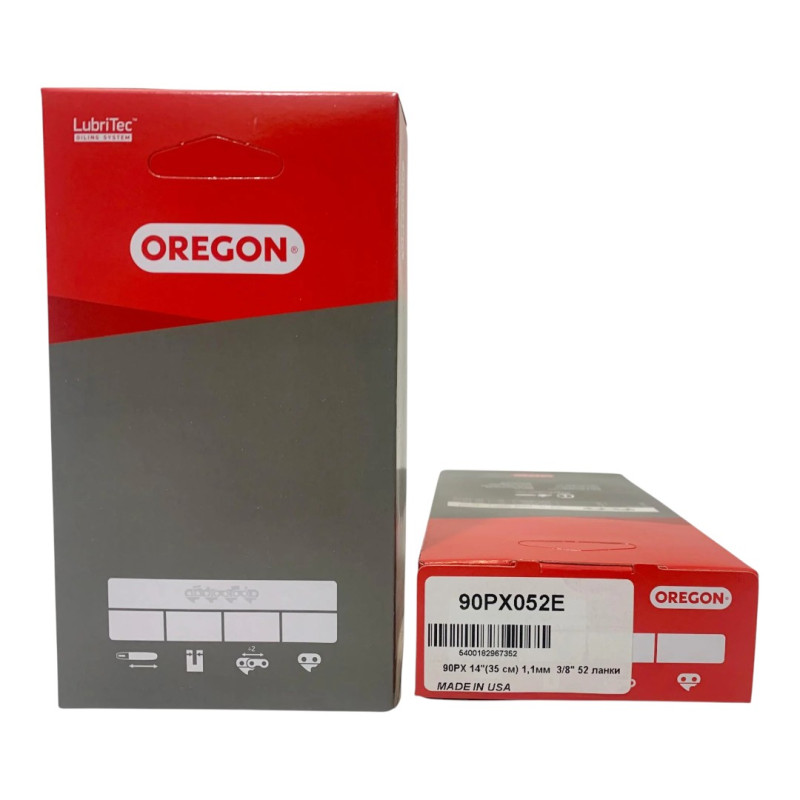 Цепь для пил OREGON 90PX, 3/8Р, 1,1 мм, 52 звена под Bosch, Makita, GTM, Dnipro-M, Einhell (83974)