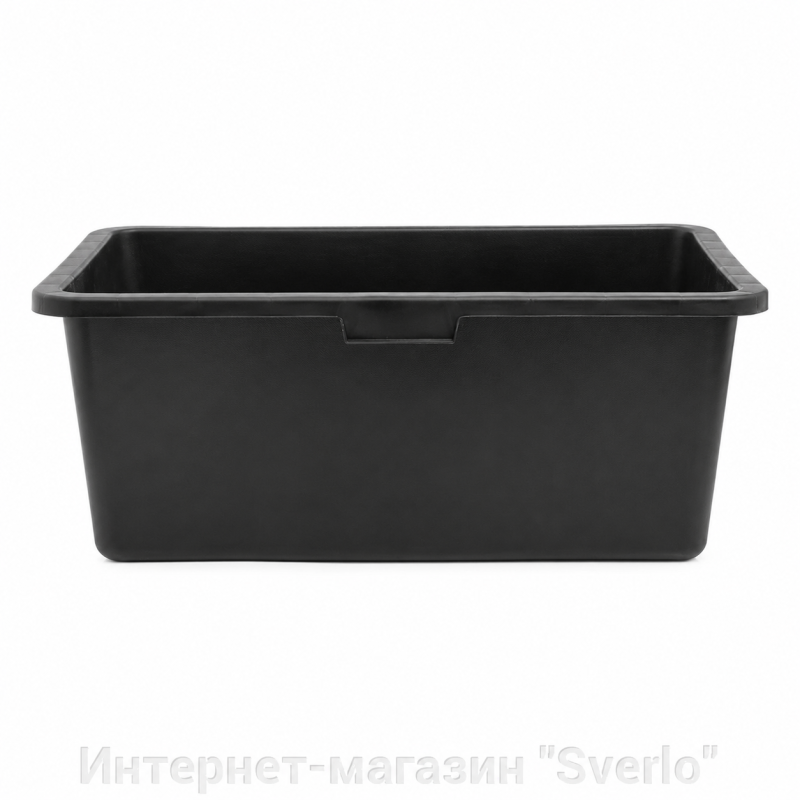 Ёмкость строительная HAISSER прямоугольная 695×390×200мм, 40л (90043)