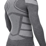 Термобілизна-футболка безшовна Högert OSTE, сіра, XL-2XL (HT5K392-XL-2XL) – Фото №3