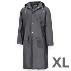 Плащ-дождевик ПВХ Högert AUSSER, графитовый, XL (54) (HT5K940-XL)