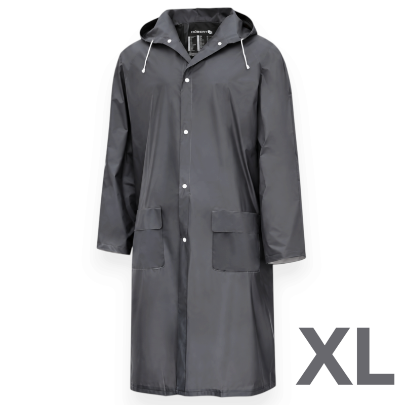 Плащ-дощовик ПВХ Högert AUSSER, графітовий, XL (54) (HT5K940-XL)