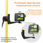 Адаптер Huepar с 1/4 дюйма на 5/8 дюйма для лазерных уровней (244034) – Фото №4