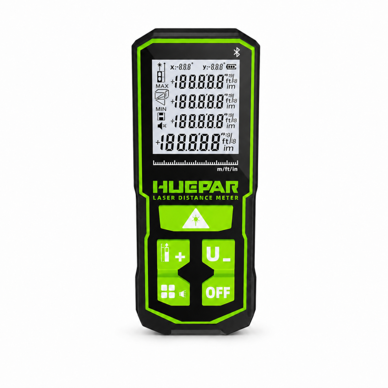 Лазерний далекомір Huepar S120G-BT з Bluetooth (449010)