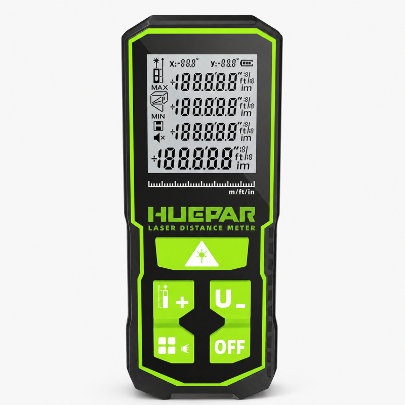 Лазерний далекомір Huepar S100-G 100 м (462020)