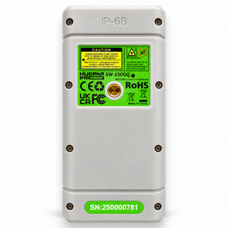 Дальномер лазерный цифровой Huepar SW-150GQ, 150 м (462060)