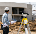Штатив для оптического нивелира Huepar M3Y 0,36–1,65 м, 5/8" (488040) – Фото №7
