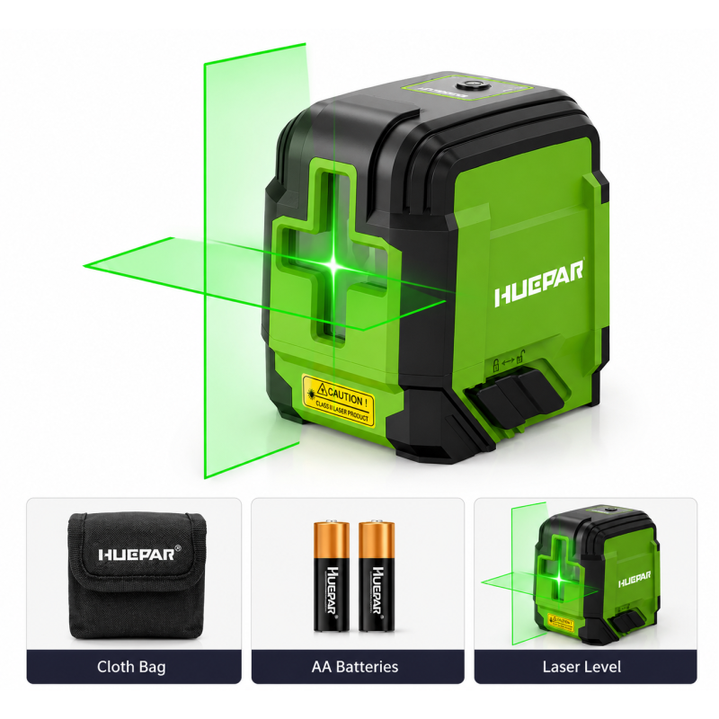 Лазерный уровень Huepar GK011DG 2D (498011)
