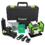 Лазерный уровень Huepar 4D, 16 линий, Bluetooth, пульт, 360° (P04CG) – Фото №1