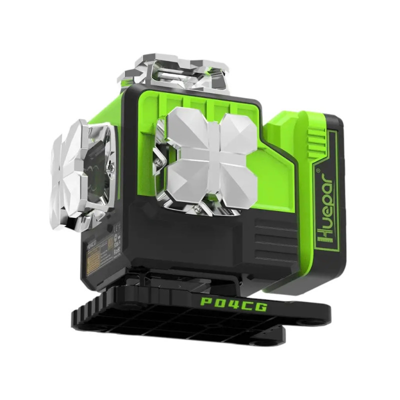 Лазерный уровень Huepar 4D, 16 линий, Bluetooth, пульт, 360° (P04CG)