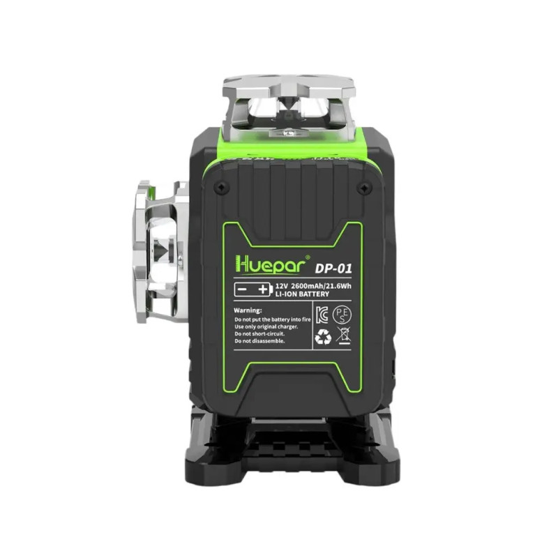 Лазерный уровень Huepar 4D, 16 линий, Bluetooth, пульт, 360° (P04CG)