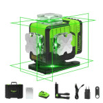 Лазерный уровень Huepar 4D, 16 линий, Bluetooth, пульт, 360° (P04CG) – Фото №9