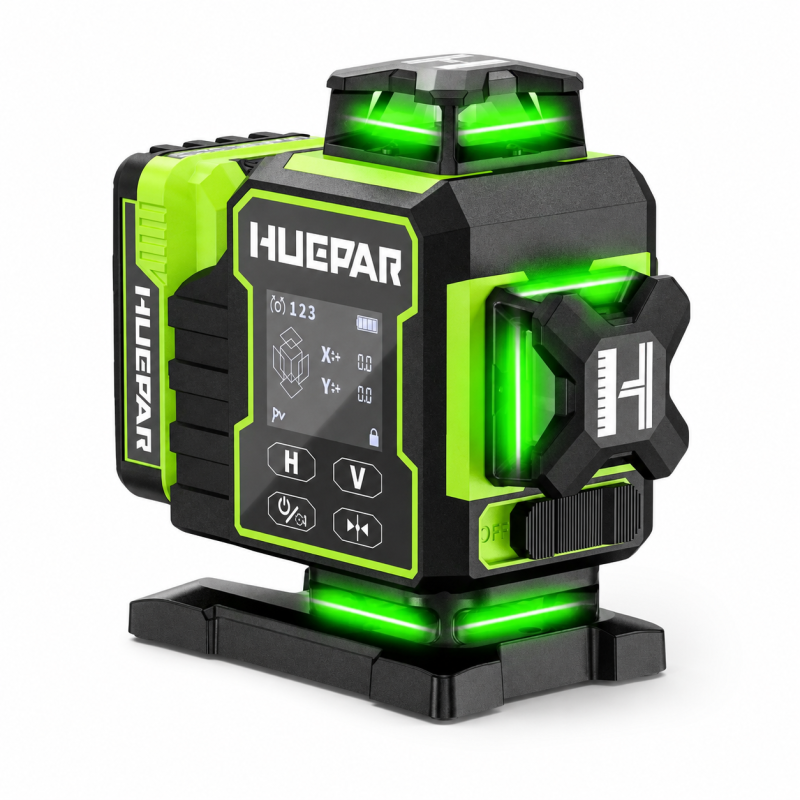 Лазерный уровень Huepar W04CG 4D 360° Bluetooth 16 линий (W04CG)