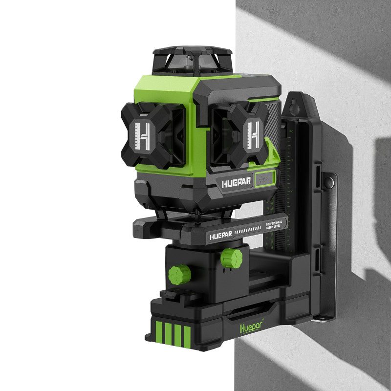 Лазерный уровень (нивелир) Huepar 4D, 16 линий, Bluetooth, LCD-дисплей (Z04CG)