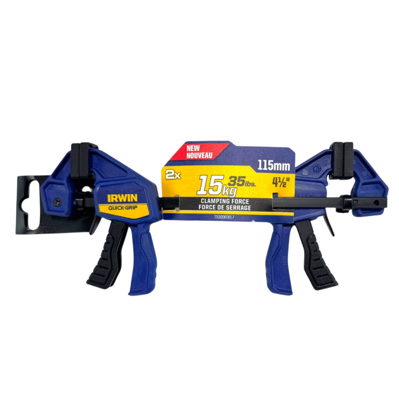 Быстрозажимная струбцина 115 мм QUICK-GRIP Micro IRWIN, 2 шт. (T530062EL7)