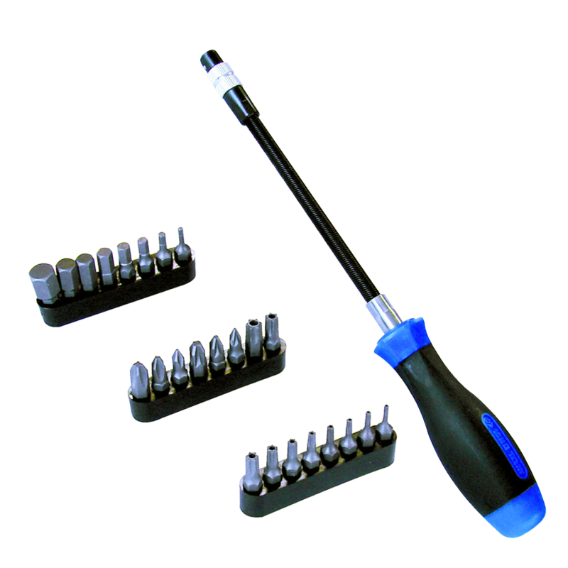 Викрутка гнучка KING TONY +24 біти 1/4" (1025CQ)